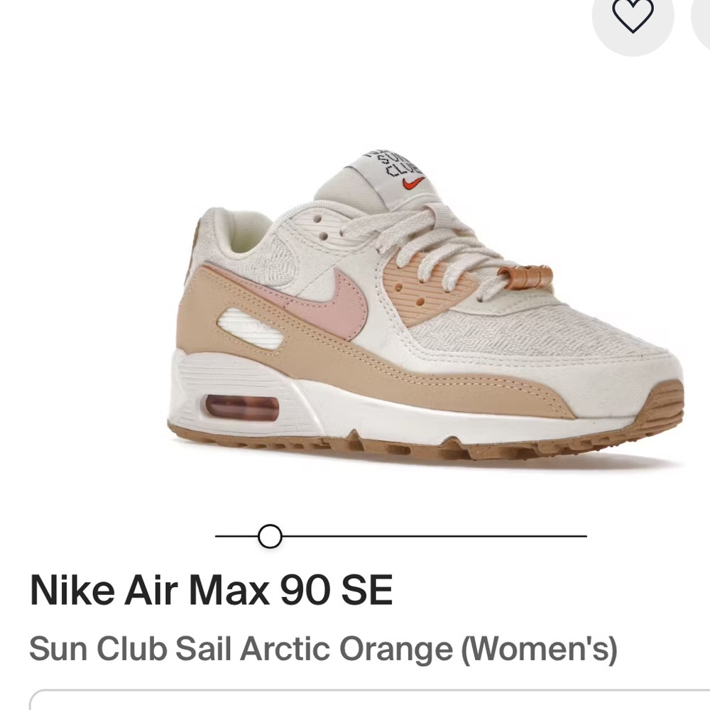 Nike Air Max 90 SE Women's Sneakers 7.5 Sun club sail - Picture 6 of 16